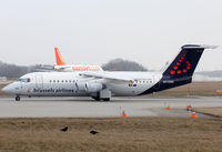 OO-DWD @ LSGG - Lining up rwy 05 for departure... - by Shunn311