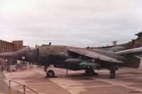 XZ130 @ EGQL - Harrier GR.3 of 3 Squadron on display at the 1984 RAF Leuchars Airshow. - by Peter Nicholson