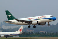 B-6197 @ ZGSZ - Airbus A319-115 [2684] Shenzhen Airlines Shenzhen-Baoan~B 22/10/2006 - by Ray Barber