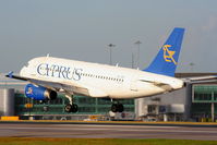 5B-DBP @ EGCC - Cyprus Airways - by Chris Hall