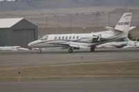 N323NE @ KBIL - Cessna Citation 560 Arriving at Billings Logan - by Daniel Ihde