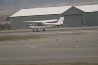 N46474 @ KBIL - Cessna 172 arrives at Billings Logan - by Daniel Ihde