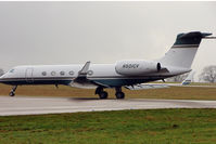 N501CV @ EGGW - 2001 Gulfstream Aerospace G-V, c/n: 639 at Luton - by Terry Fletcher
