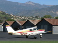 N7181P @ SZP - 1960 Piper PA-24-250 COMANCHE 250, Lycoming O-540-A1A5 250 Hp, landing roll Rwy 04 - by Doug Robertson