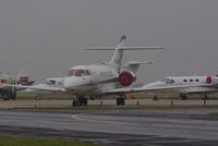 G-OJWB @ EGSH - Parked at Norwich on a wet morning. - by Graham Reeve