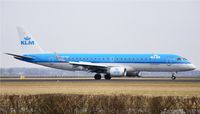 PH-EZO @ EHAM - Landing on the Polderbaan - by Jan Lefers