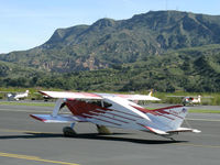 N114BG @ SZP - 1987 Garrett SORRELL SNS-7 HIPERBIPE, Lycoming IO-360-B1E 180 Hp, taxi - by Doug Robertson