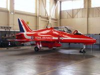 XX237 @ EGXP - inside the RAFAT hangar at RAF Scampton - by Chris Hall