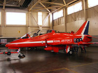 XX264 @ EGXP - inside the RAFAT hangar at RAF Scampton - by Chris Hall