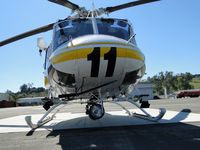 N110LA @ POC - Looks like there is a lot of room beneath Copter 11 without it's water tank - by Helicopterfriend
