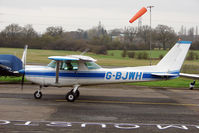 G-BJWH @ EGTR - 1982 Reims Aviation Sa REIMS CESSNA F152, c/n: 1919 at Elstree - by Terry Fletcher