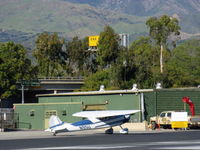 N95U @ SZP - 1951 Cessna 195A BUSINESSLINER, Jacobs R755A-2 275 Hp, holding short 22 - by Doug Robertson