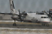 N429QX @ BIL - Horizon Air Dash 8 at BIL - by Daniel Ihde