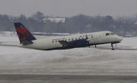 N450XJ @ KMSP - climbing above the snow