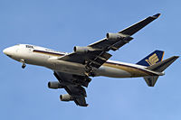 9V-SFP @ EGLL - Boeing 747-412F [32902] (Singapore Airlines Cargo) Home~G 24/02/2011. - by Ray Barber