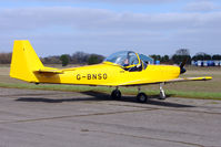 G-BNSO @ EGNU - 1987 Slingsby Aviation Plc SLINGSBY T67M MKII, c/n: 2021 at Full Sutton