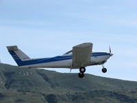 N674CB @ SZP - 1979 Beech 77 SKIPPER, Lycoming O-235-L2C 115 Hp, takeoff climb Rwy 22 - by Doug Robertson