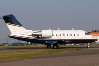 C-FCDE @ EGGW - Canadian registered 1998 Bombardier CL-600-2B16, c/n: 5392 at Luton - by Terry Fletcher
