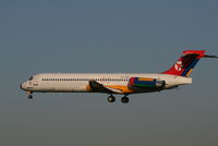 OY-JRU @ EBBR - Flight KF801 is descending to RWY 25L - by Daniel Vanderauwera