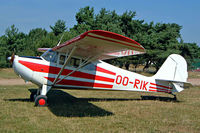 OO-RIK @ EBKH - Aeronca 11AC Chief [11AC-1598] Balen-Keiheuvel~OO 16/08/2002. - by Ray Barber