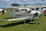 G-BKPB @ EGBP - Aerosport Scamp [PFA 117-10736] Kemble~G 10/07/2004. - by Ray Barber