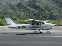 N2630U @ SZP - 1998 Cessna 172R SKYHAWK, Lycoming IO-360-L2A 160 Hp, landing roll Rwy 22 - by Doug Robertson
