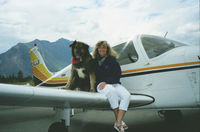 C-GJJI - Co-pilot and Flight Attendant. Lillooet Airport, 1988 - by Liddell