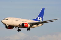 LN-RPB @ EGCC - Scandinavian Airlines - by Chris Hall