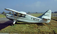 F-BECO @ LFDM - Stinson 108 -3 Voyager [108-5105] Marmande~F 20/09/1982. Taken from a slide. - by Ray Barber