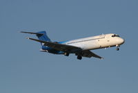 OH-BLG @ EBBR - Arrival of flight KF801 to RWY 02 - by Daniel Vanderauwera
