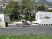 N74MM @ SZP - 1974 Cessna T210L TURBO CENTURION, Continental TSIO-520-R 310 Hp, refueling - by Doug Robertson