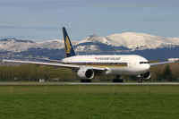 9V-SVH @ NZCH - ready to return as SQ298 to SIN - by Bill Mallinson