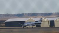 N90EJ @ BIL - Edwards Jet Beech King Air departing BIL - by Daniel Ihde