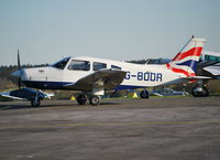 G-BODR @ EGTF - Piper Cherokee Warrior II visiting Fairoaks from Wycombe Air Park. Ex N8436B - by moxy