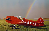 G-AXYK @ EGKB - THIS IS A PICTURE I TOOK OF CYRIL'S PLANE AS ORIGINALLY FINISHED.  CYRIL IS IN THE COCKPIT  I BELIEVE IT WAS ON THE DAY OF IT'S FIRST FLIGHT - by R.G. (Dick) Langridge