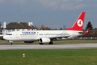 TC-JGV @ EGCC - Turkish Airlines Boeing 737-8F2, c/n: 34419 at Manchester - by Terry Fletcher