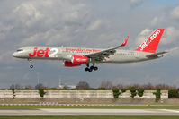 G-LSAC @ EGCC - Jet 2 1992 Boeing 757-23A, c/n: 25488 - by Terry Fletcher