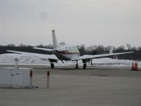 N132BA @ KDTL - Bemidji Aviation Beech 65-B80 Queen Air parked at Detroit Lakes, MN. - by Kreg Anderson
