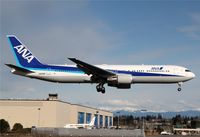 JA623A @ KPAE - KPAE Boeing 965 returning from a test flight - by Nick Dean