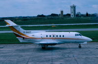 G-BART @ LMML - HS125 G-BART taxying out from the old apron in Malta. - by raymond