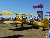 VH-JQY @ YMAV - Stearman on static display at Avalon Air Show 2011