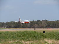 N252TR @ ILM - Final Rwy. 24 Pace Airlines (formally HOOTERS AIR) - by Mlands87