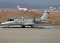 OE-GVA @ LSGG - Lining up rwy 05 for departure... - by Shunn311