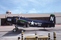 N2AD @ NTU - Douglas AD-1 Skyraider N2AD taken 17 Sept 1998 at NAS Oceana. - by Hicksville Kid