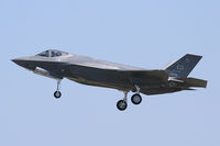 07-0745 @ NFW - F-35A Lightning II (AF-07) landing at NASJRB Fort Worth