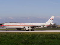 B-6083 @ LMML - A330 B-6083 China Eastern Airways on 27Feb11 landed in Malta to take back Chinese workers evacuated from Libya. - by raymond