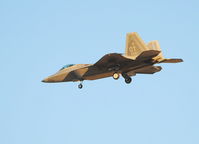 06-4124 @ KLSV - Taken at Nellis Air Force Base, Nevada.  F-22A Raptor - by Eleu Tabares