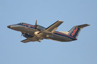 N270YV @ KLAX - SkyWest/United Express Embraer EMB-120ER, SKW6305 departing RWY 25R enroute to KPSP. - by Mark Kalfas