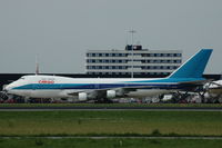4X-AXF @ EHAM - El Al cargo 747-200 at Schiphol airport. - by Henk van Capelle