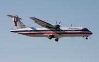 N407AT @ MIA - American Eagle ATR-72 - by Florida Metal
